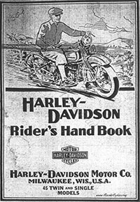 1945 Twin Single Models Riders Handbook