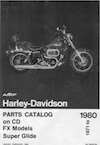 1971-80 FX - SuperGlide Parts Catalog