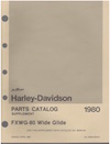 1980 FXWG-80 Parts Catalog Supplement