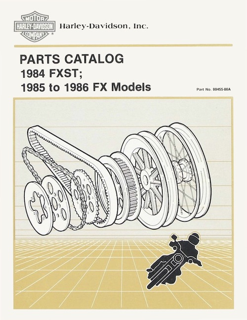 1984-86 FX-FXST Parts Catalog