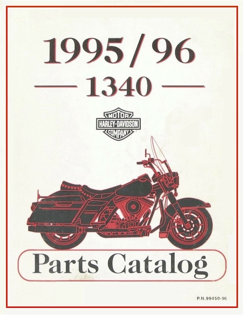 1995-96 All 1340cc Parts Catalog