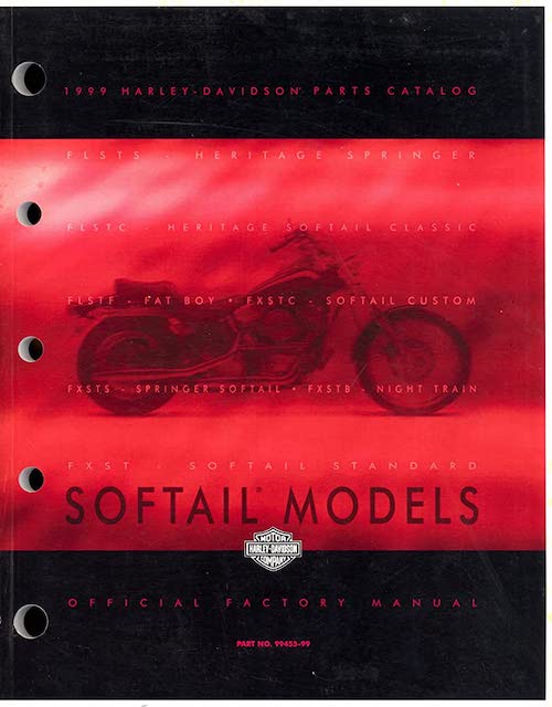 1999 Softail Models Parts Catalog