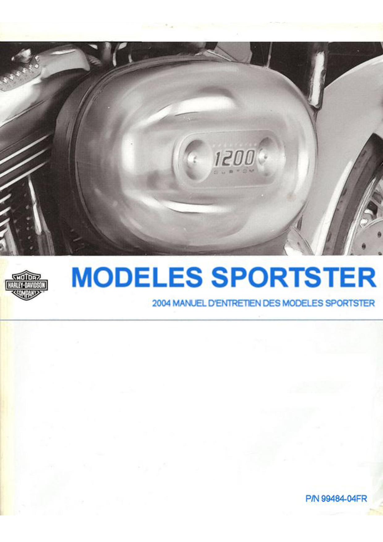 2004 Sportster Models Parts Catalog