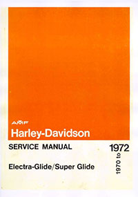 1970-72 Electra Glide/Super Glide Service Manual